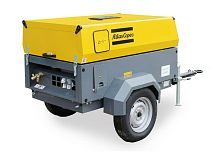 Передвижной компрессор Atlas Copco XA 77E на шасси