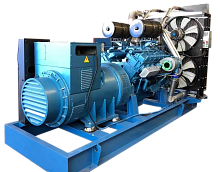 Открытый дизельный генератор АД-750С-Т400-2РМ11-AR на раме