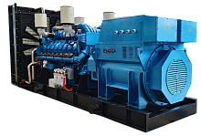 Открытый дизельный генератор АД-630С-Т400-2РМ9-AV на раме