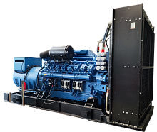Открытый дизельный генератор АД-800С-Т400-2РМ9-AV на раме