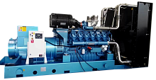 Открытый дизельный генератор АД-1200С-Т400-1РМ9-AV на раме