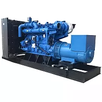 Открытый дизельный генератор АД-1500С-Т400-2РМ9-AV на раме