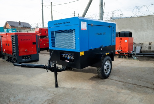 Дизельный передвижной компрессор Baysar LVSK350-12DC в Красноярске фото 3