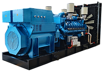 Открытый дизельный генератор АД-720С-Т400-1РМ9-AV на раме