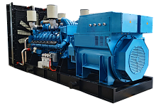 Открытый дизельный генератор АД-700С-Т400-2РМ9-AV на раме