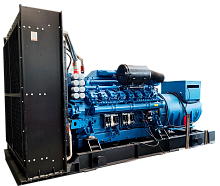 Открытый дизельный генератор АД-1000С-Т400-1РМ9-AV на раме