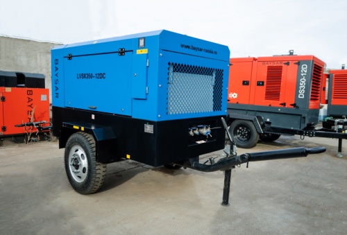 Дизельный передвижной компрессор Baysar LVSK350-12DC в Красноярске фото 2