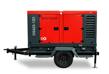 Дизельный компрессор на шасси Baysar DS420-12D